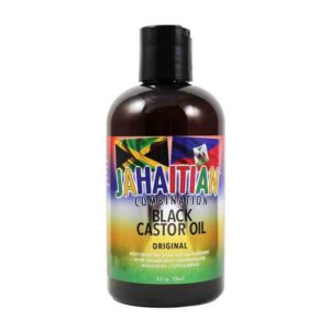 Jahaitian combinaison d'huile de ricin noire originale 8 oz