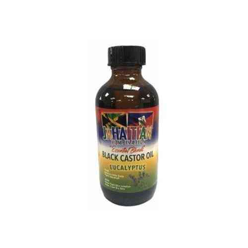 Jahaitian combinaison huile de ricin noire eucalyptus 4oz