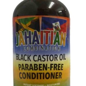 Jahaitian combinaison revitalisant sans parabène à l'huile de ricin noire 8 oz