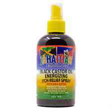 Jahaitian combination black castor oil spray énergisant pour le soulagement des démangeaisons 8 oz
