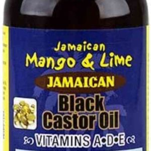 Jamaican mangolime huile de ricin noire vitamines a, d, e   4 oz