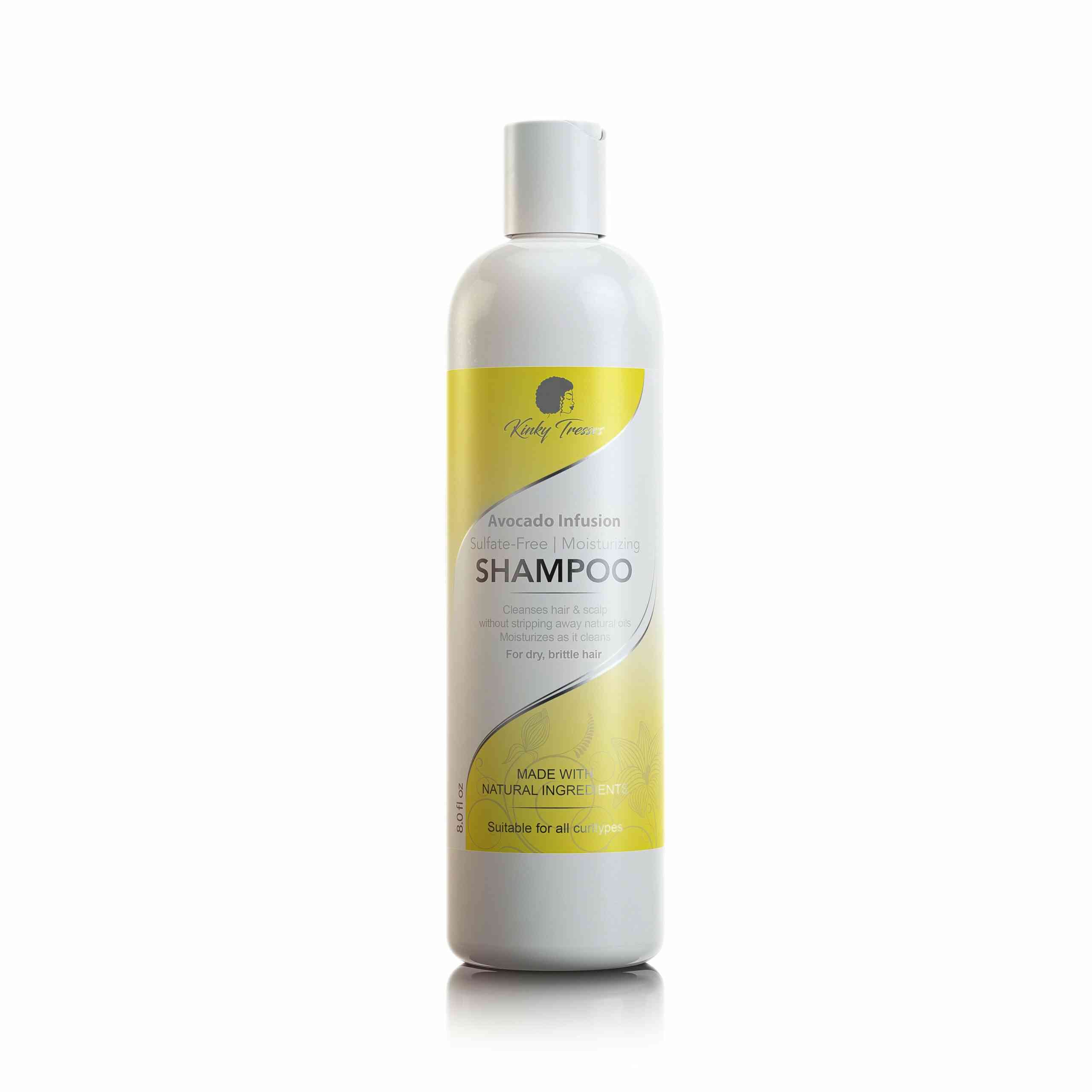 Kinky tresses avocado infusion shampooing hydratant sans sulfate 8 oz