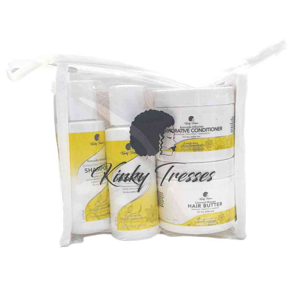 Kinky tresses sample pack (4 produits, 2 oz chacun)