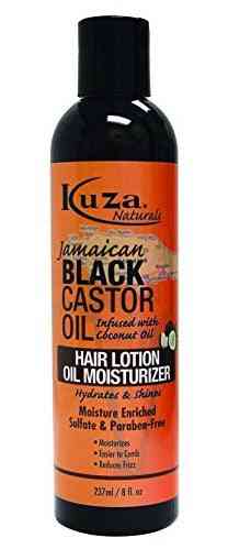 Kuza huile de ricin noire jamaïcaine lotion pour cheveux huile hydratante 8 oz