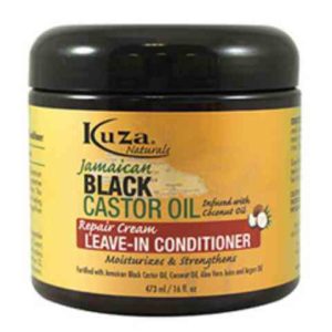 Kuza jamaican black castor oil crème réparatrice après shampooing sans rinçage 16 oz