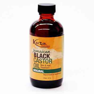 Kuza naturals huile de ricin noire jamaïcaine originale 4 oz