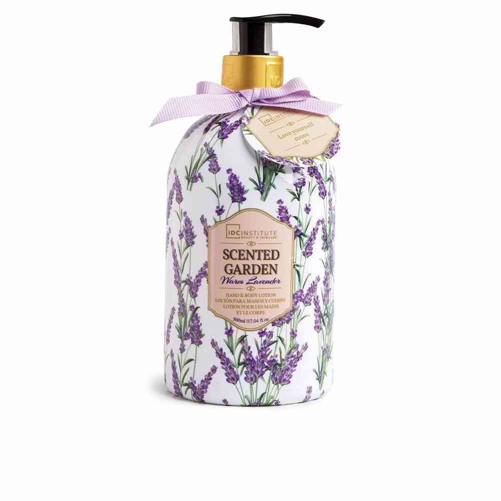 lait corporel hydratant idc institute scented garden warm lavender hands 500 ml