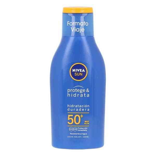 lait solaire sun protege et hidrata nivea 50 100 ml