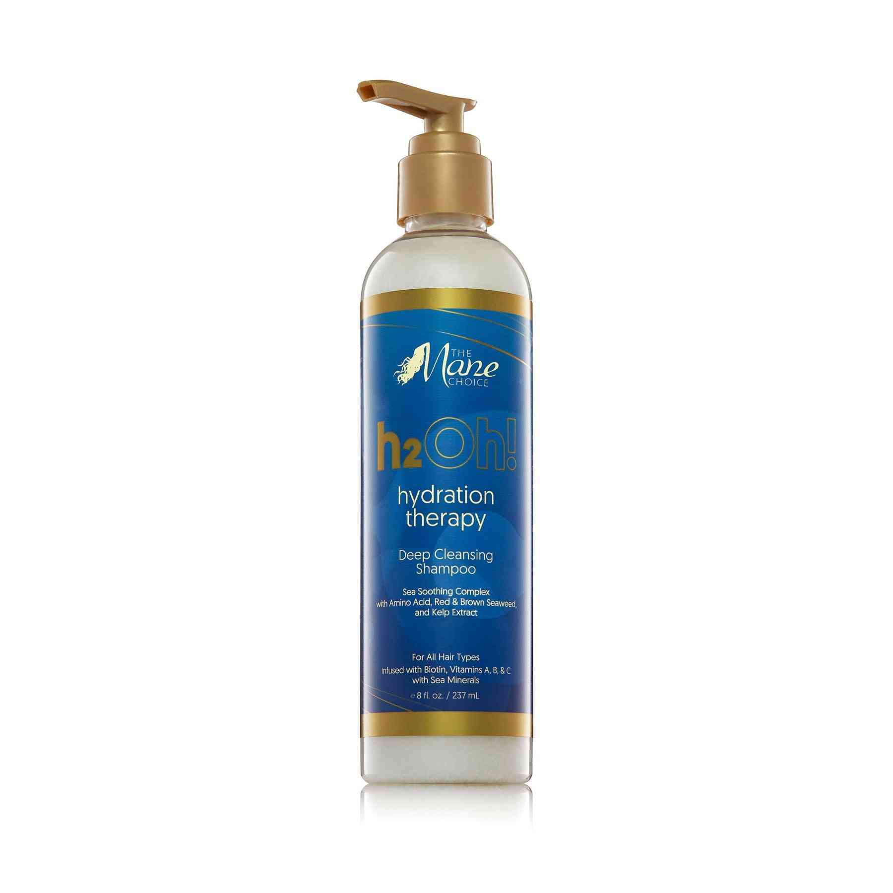 Le choix de la crinière h2oh! hydratation therapy shampooing nettoyant en profondeur 8 oz