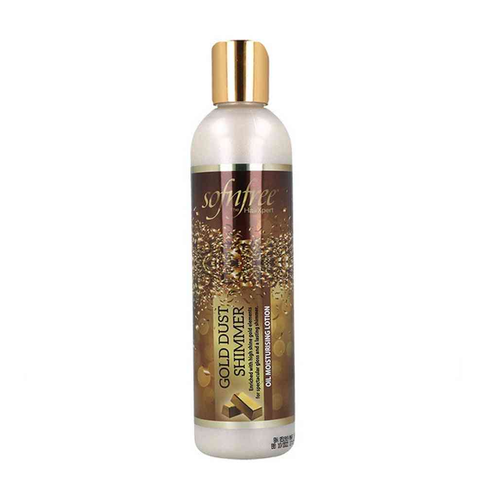lotion hydratante pour le corps sofnfree gold dust shimmer oil 250 ml