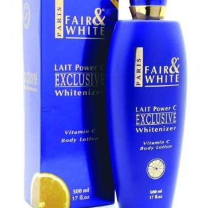 lotion pour le corps blanchissante exclusive fair and white 500ml bleu 1