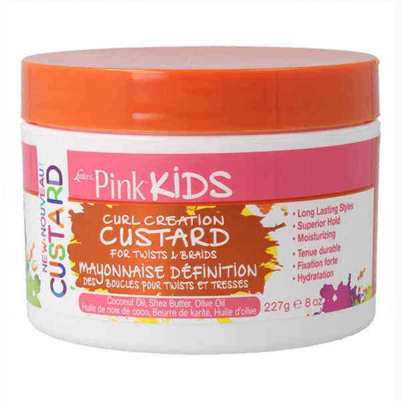 lotion pour les cheveux lustre pink kids curl creation custard curly hair 227 g