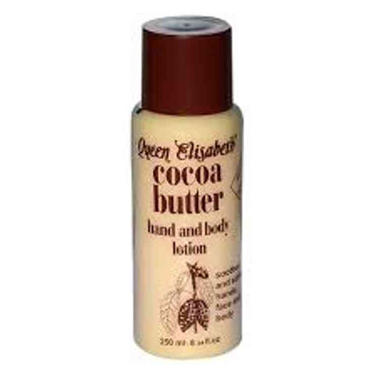 lotion pour les mains et le corps au beurre de cacao queen elisabeth 250ml