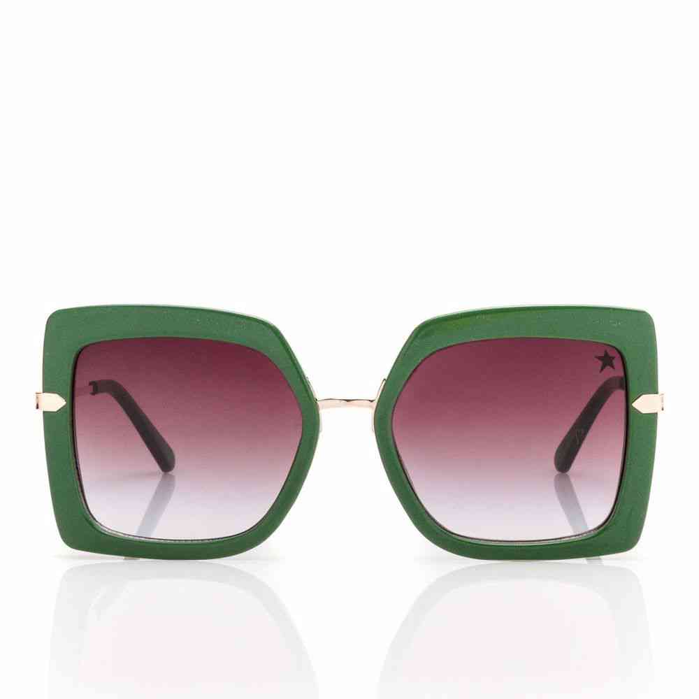 lunettes de soleil fame starlite design vert 65 mm
