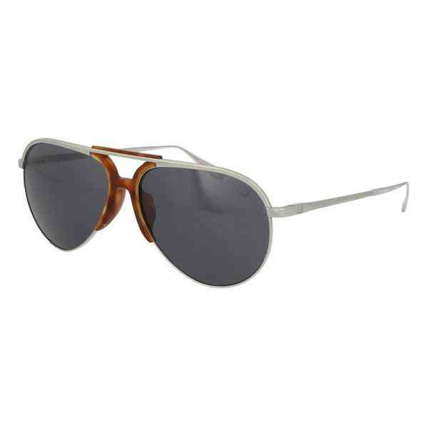 lunettes de soleil homme dunhill sdh097m 579x gris argent havane ø 61 mm