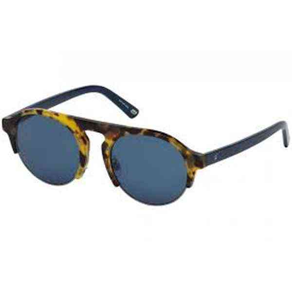 lunettes de soleil homme web eyewear we0224 56v bleu havane ø 52 mm