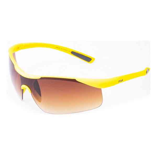 lunettes de soleil unisexe fila sf217 99ylw jaune marron