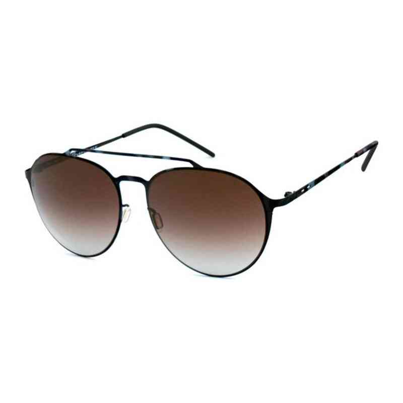 lunettes de soleil unisexe italia independent 0221 093 000 noir gris ø 58 mm