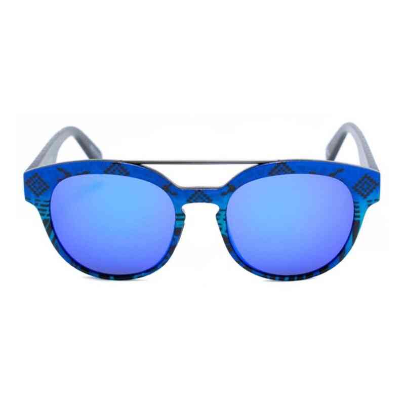 lunettes de soleil unisexe italia independent 0900inx 022 000 bleu ø 50 mm