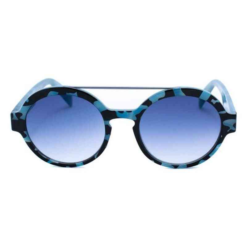 lunettes de soleil unisexe italia independent 0913 147 gls bleu gris ø 51 mm