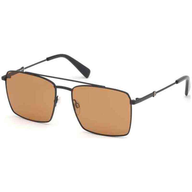 lunettes de soleil unisexe just cavalli jc909s 5802e marron noir ø 58 mm