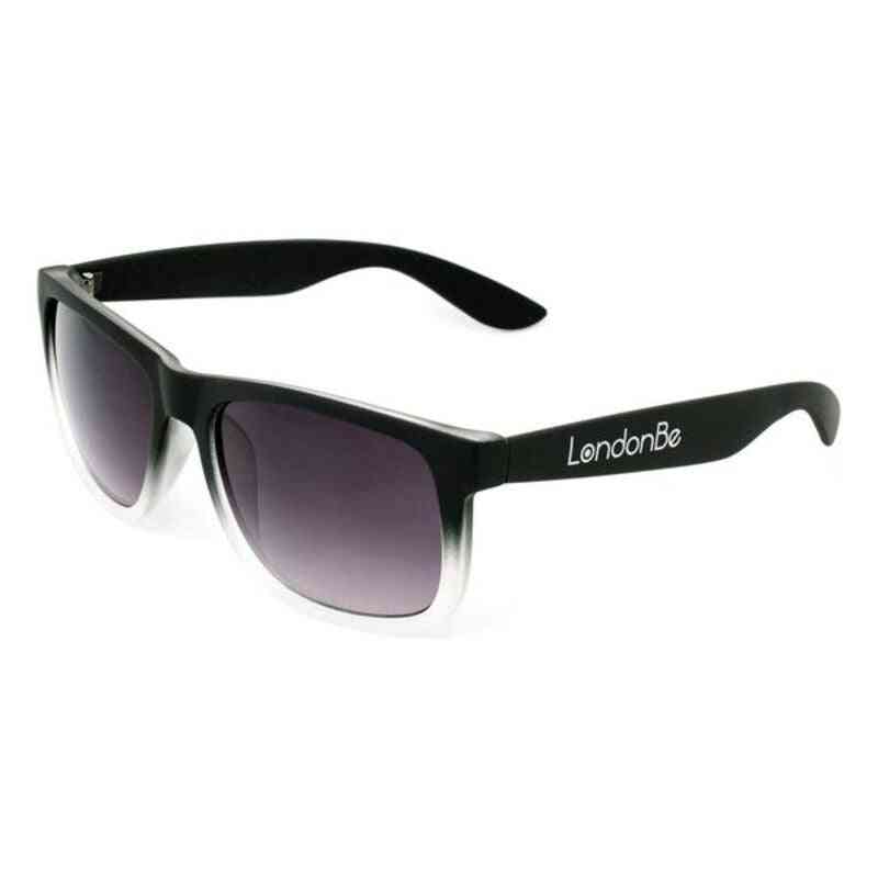 lunettes de soleil unisexe londonbe lb79928511118 blanc noir ø 52 mm