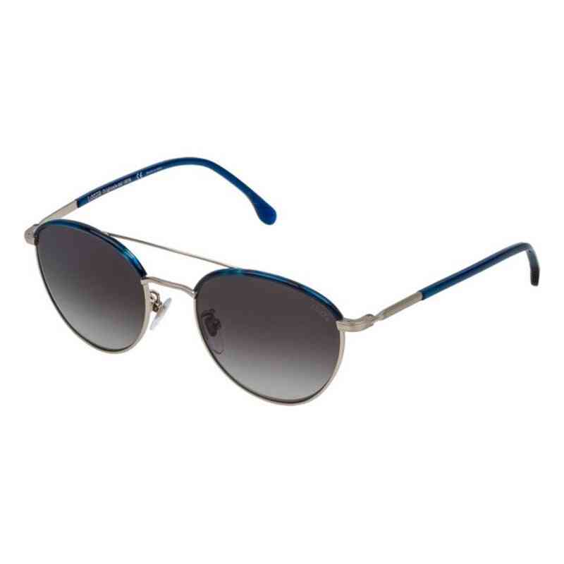 lunettes de soleil unisexe lozza sl2290m 0581 bleu argent ø 53 mm