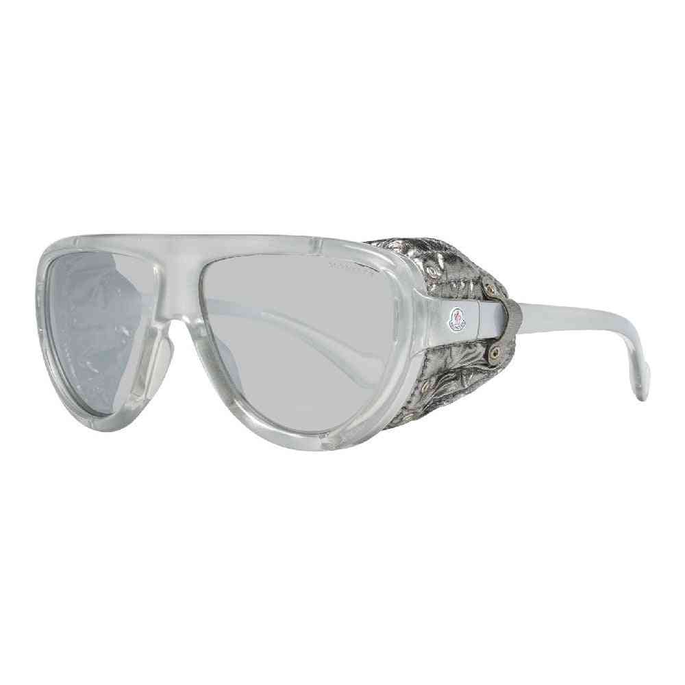 lunettes de soleil unisexe moncler ml0089 20c gris ø 57 mm