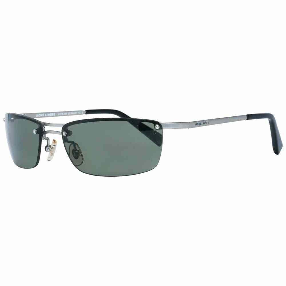 lunettes de soleil unisexe more et more mm54518 55200 silver metal ø 55 mm gris