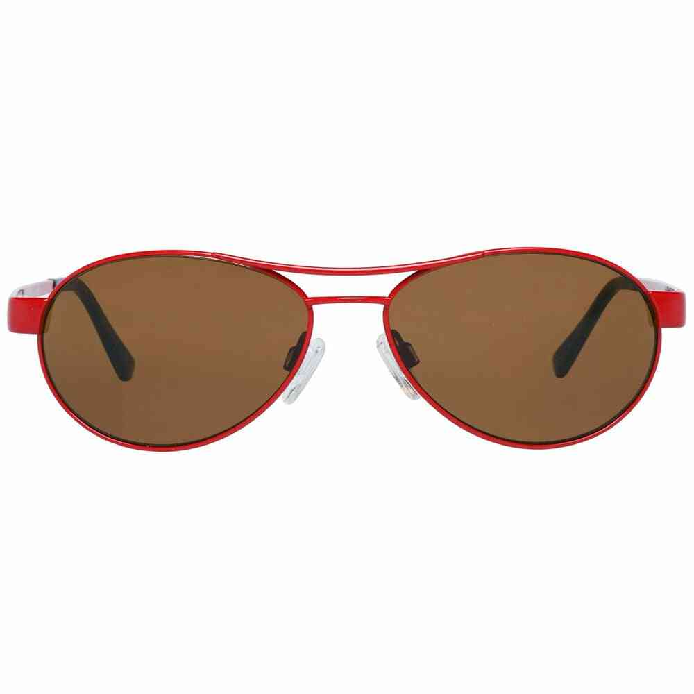 lunettes de soleil unisexe more et more mm54521 54300 marron rouge ø 54 mm