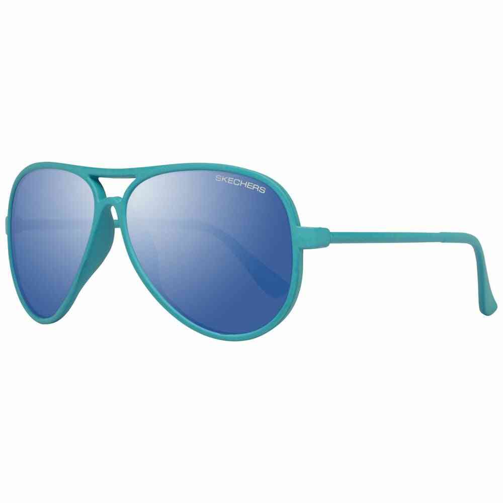 lunettes de soleil unisexe skechers se9004 5285x bleu ø 52 mm