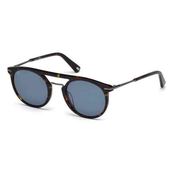 lunettes de soleil unisexe web eyewear we0191 52v bleu havane ø 49 mm