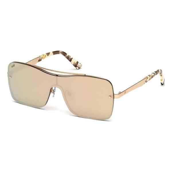 lunettes de soleil unisexe web eyewear we0202 34g marron rose