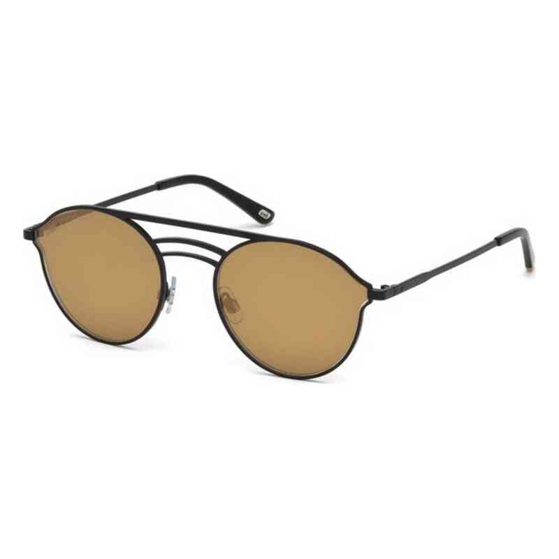 lunettes de soleil unisexe web eyewear we0207 02g marron noir ø 55 mm