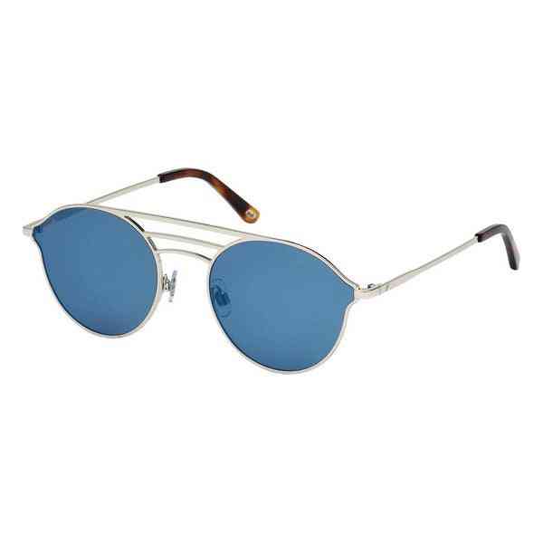lunettes de soleil unisexe web eyewear we0207 16x ø 55 mm bleu argent havane ø 55 mm