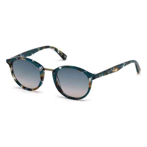 lunettes de soleil unisexe web eyewear we0236 55w bleu havane ø 48 mm