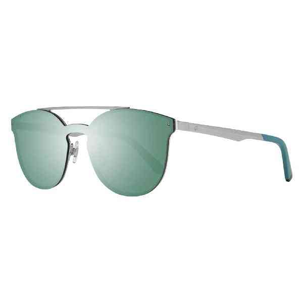 lunettes de soleil unisexes web eyewear vert argent