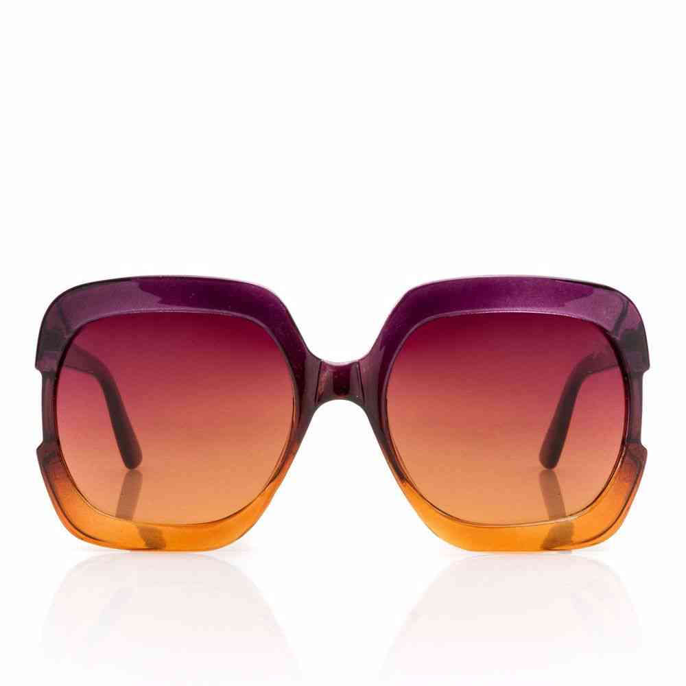 lunettes de soleil vintage starlite design orange 65 mm
