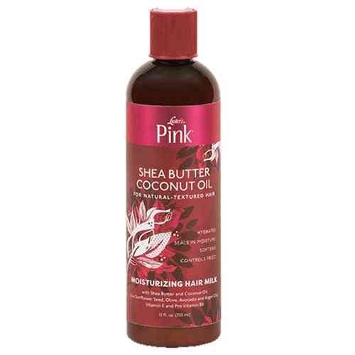 Luster's pink® lait capillaire hydratant au beurre de karité et à l'huile de noix de coco 12 oz