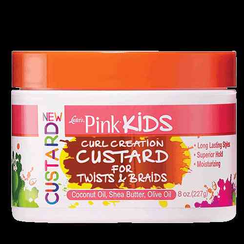 Lusters pink® kids curl creation custard pour torsades et tresses