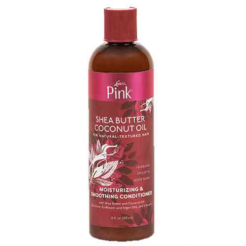 Lustre's pink® beurre de karité huile de noix de coco après shampooing hydratant et lissant 12 oz