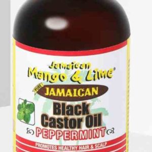 Mangue jamaïcaine et citron vert huile de ricin noire jamaïcaine menthe poivrée   4 oz