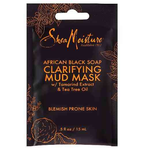 Masque de boue clarifiant au savon noir africain sheamoisture 0,5 oz