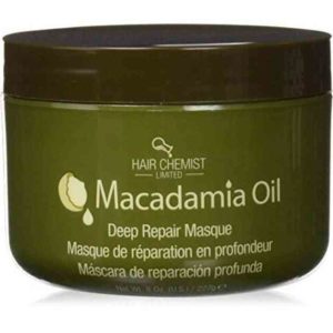 Masque de réparation en profondeur à l'huile de macadamia hair chemist   8 oz