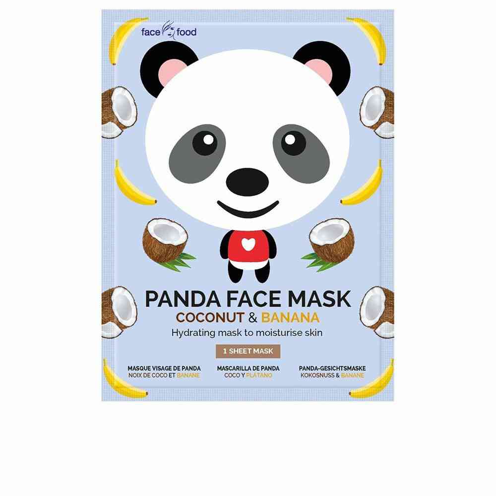masque hydratant pour le visage 7th heaven animal panda coconut banana 1 uds