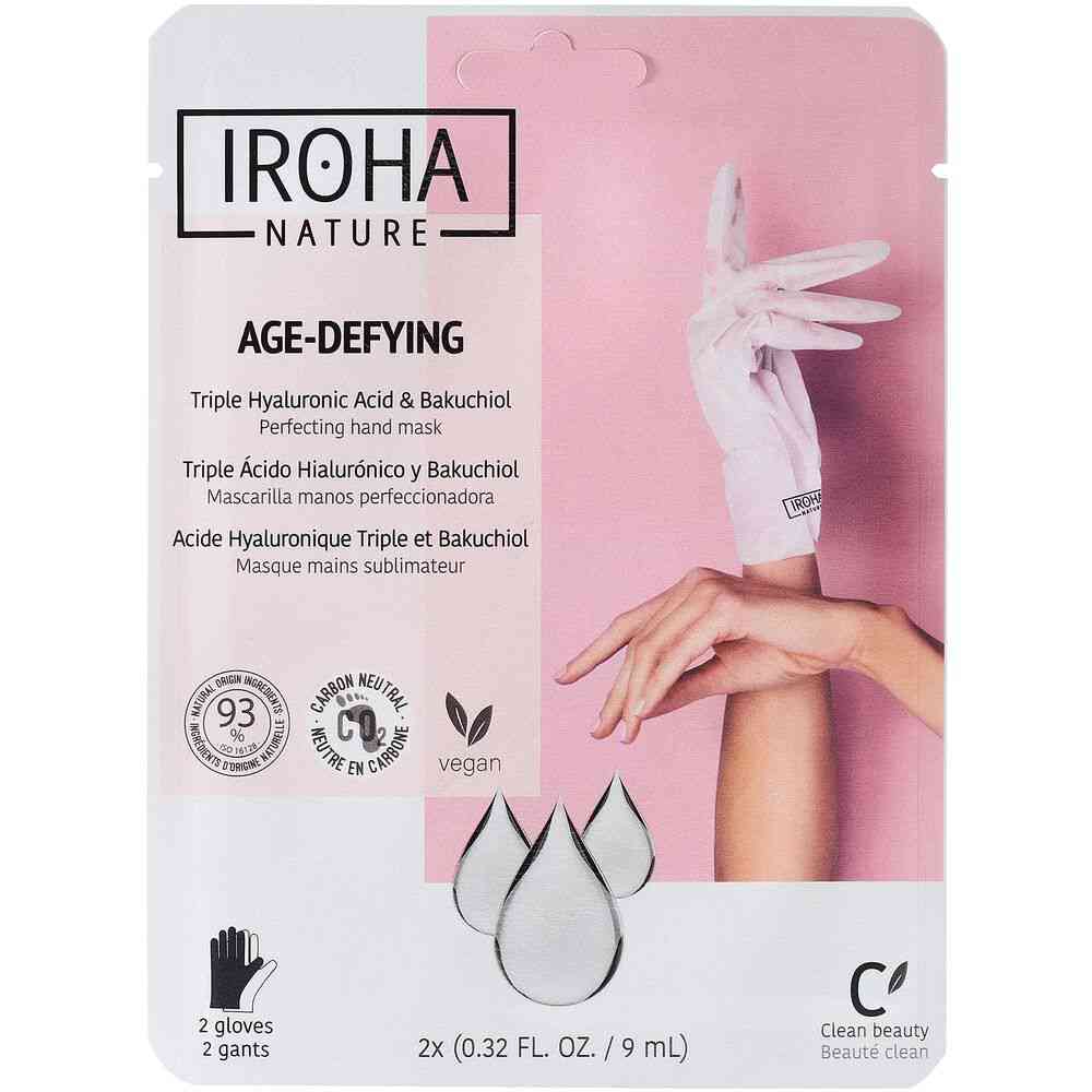 masque mains iroha acide hyaluronique anti age 9 ml