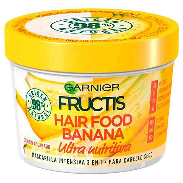 masque ultra hair food banana garnier 3 uds x 390 ml reconditionne aplus