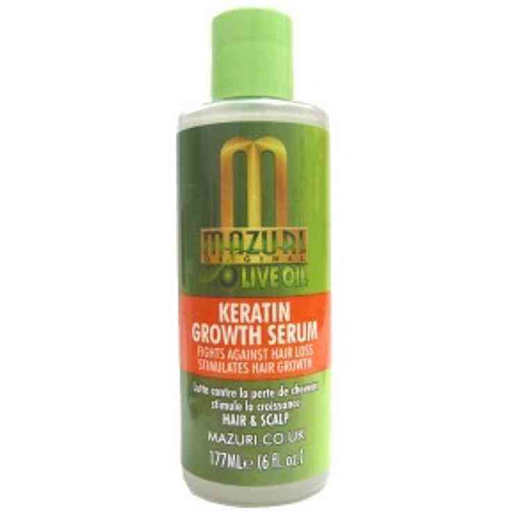 mazuri huile dolive serum de croissance keratine 177ml