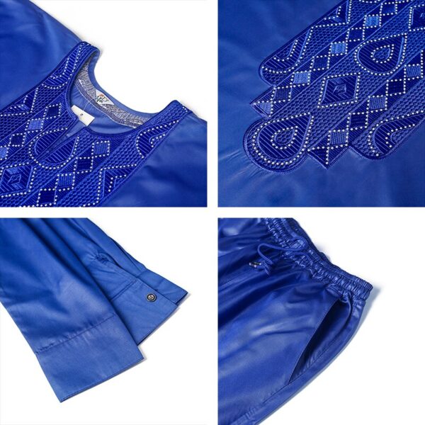 Boubou africain bleu. Monde Africain, produits africains en ligne.