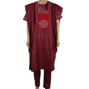 Boubou homme africain rouge. Monde Africain, produits africains en ligne.